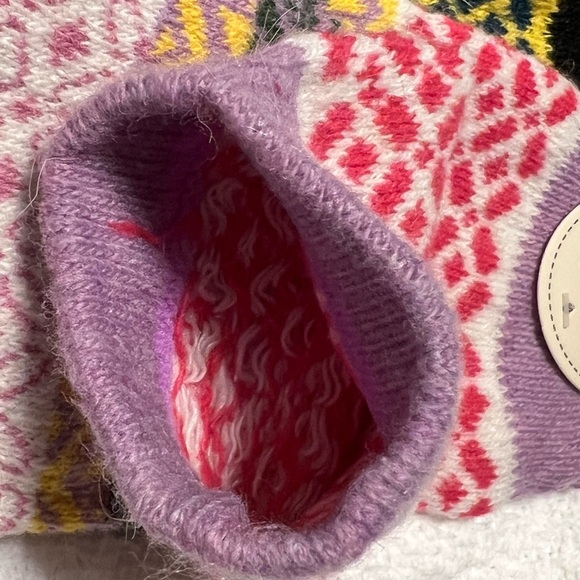 5 Pack Womens Wool Socks merino wool blend winter hiking colorful Crew 6-9 NEW - Picture 7 of 9